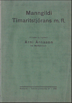 Manngildi Tímaritstjórans m.fl. # 33542