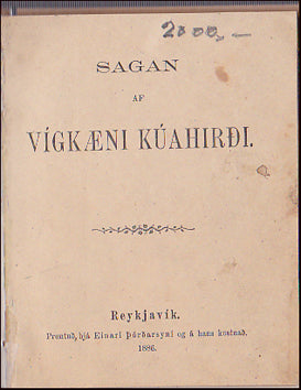 Sagan af Vígkæni kúahirði # 74908