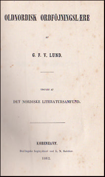 Oldnordisk ordföjningslære # 88257