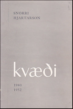 Kvæði 1940-1952 # 79612