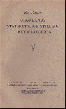 Grønlands statsretslige stilling i middelalderen # 47335
