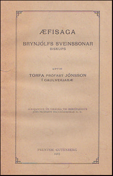 Æfisaga Brynjólfs Sveinssonar biskups # 67701