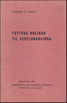Tuttugu hollráð til verslunarþjóna # 35937