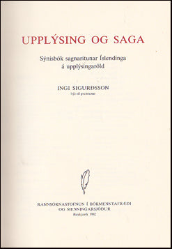 Upplýsing og saga # 59154