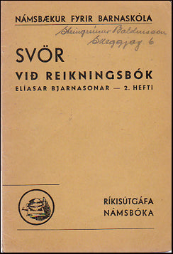 Reikningsbók - Svör við reikningsbók # 36295