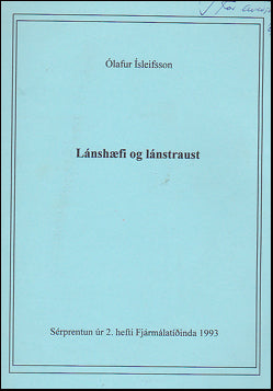 Lánshæfi og lánstraust # 36341