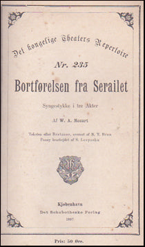 Bortførelsen fra Serailet # 36375