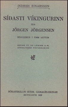Síðasti víkingurinn eða Jörgen Jörgensen # 66498