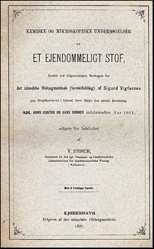 Undersögelser af et ejendommeligt Stof # 36392