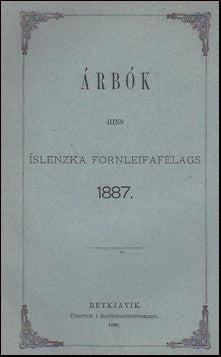 Árbók Hins íslenzka fornleifafélags 1887 # 36395