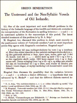 The unstressed and the non-syllabic vowels of Old Icelandic # 36591