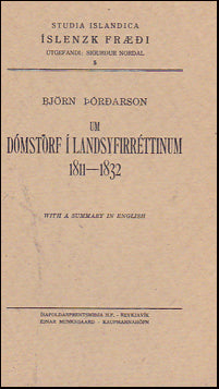 Um dómstörf í Landsyfirréttinum 1811 – 1832 # 69103
