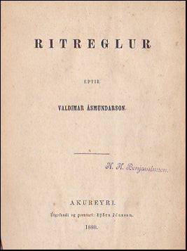 Ritreglur # 36674