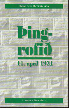 Þingrofið 14. apríl 1931 # 64385