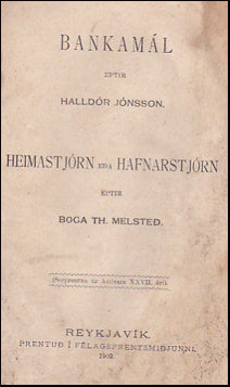 Bankamálin - Heimastjórn eða Hafnarstjórn # 37043