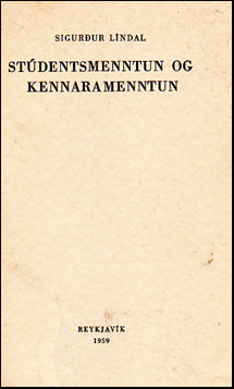 Stúdentsmenntun og kennaramenntun # 37057