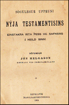 Sögulegur uppruni Nýja testamentisins # 37077