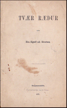 Tvær ræður eptir Síra Sigurð sál. Sivertsen # 37088