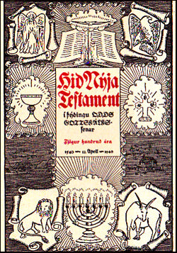 Hið Nýja testament í þýðingu Odds Gottskálkssonar fjögur hundruð ára # 37213