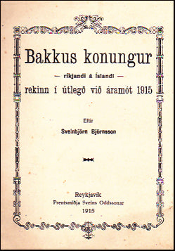 Bakkus konungur # 37367