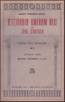 Ættjörðin umfram allt eða Jürg Jenatsch # 37441