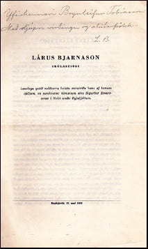 Lárus Bjarnason skólastjóri # 37499