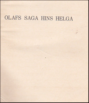 Olafs saga hins helga # 37678