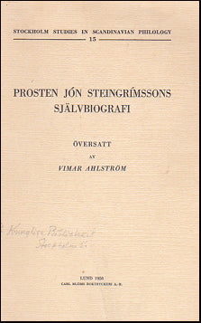 Prosten Jón Steingrímssons självbiografi # 37756