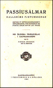 Passíusálmar Hallgríms Péturssonar # 38017