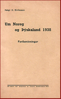 Um Noreg og Þýskaland 1938 # 38173