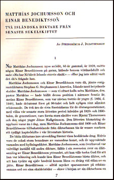 Matthías Jochumsson og Einar Benediktsson # 38281