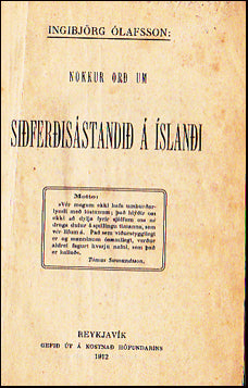 Nokkur orð um siðferðisástandið á Íslandi # 38363