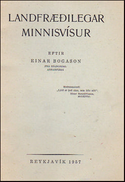 Landfræðilegar minnisvísur # 88487