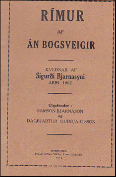 Rímur af Án bogsveigir # 38509