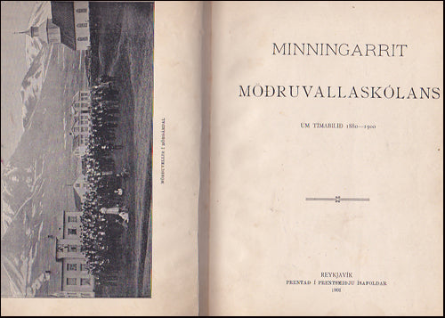 Minningarrit Möðruvallaskólans um tímabilið 1880-1900 # 39199