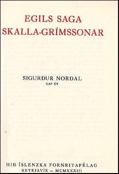 Egils saga Skalla-Grímssonar # 85566