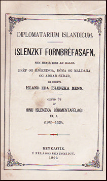 Íslenzkt fornbréfasafn. IX. # 39589