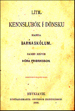Lítil kennslubók í dönsku handa barnaskólum # 39622