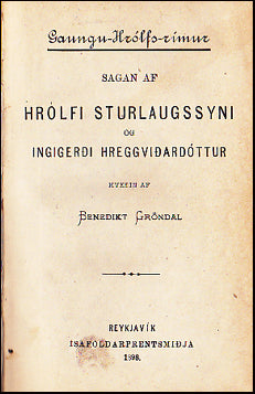 Gaungu-Hrólfs-rímur # 61530