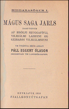 Mágús saga jarls # 53573