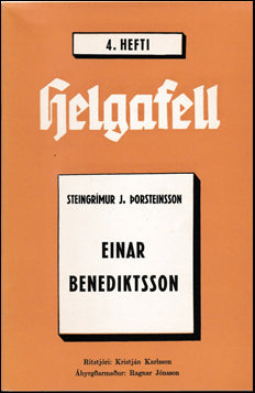 Einar Benediktsson og skáldskapur hans # 40007