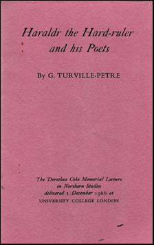 Haraldr the Hard-Ruler and his poets # 40011