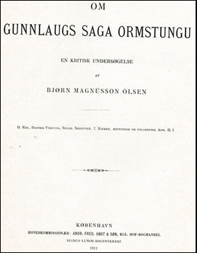 Om Gunnlaugs saga ormstungu # 40200