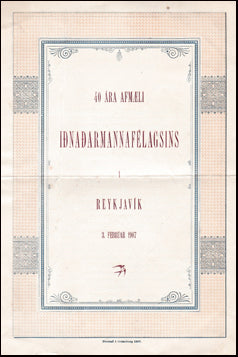 40 ára afmæli Iðnaðarmannafélagsins # 50715