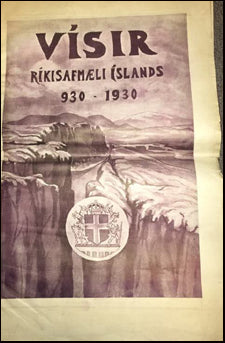 Vísir. Ríkisafmæli Íslands 930 - 1930 # 40995
