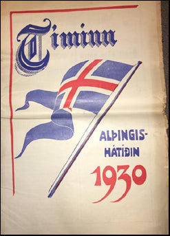 Tíminn. Alþingishátíðin 1930 # 40994
