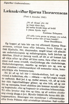 Læknakviður Bjarna Thorarensens # 41061