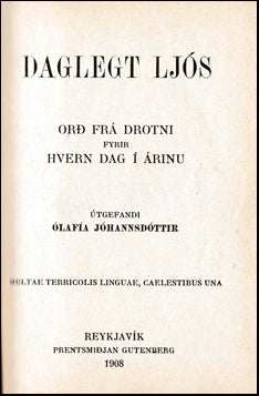 Daglegt ljós. Orð frá drotni # 41072