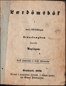 Lærdómsbók í evangelísk-kristilegum Trúarbrøgdum # 41089