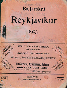 Bæjarskrá Reykjavíkur 1903 # 41315